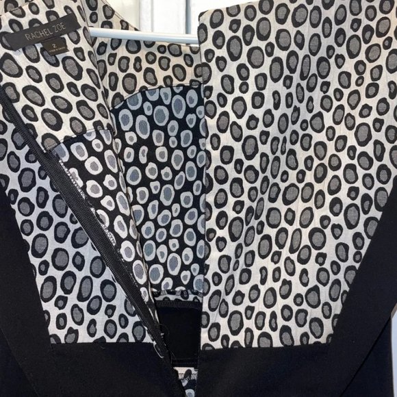 Rachel Zoe Women’s Animal Print Sheath Sleeveless Dress Size 2 $315 - Picture 4 of 4